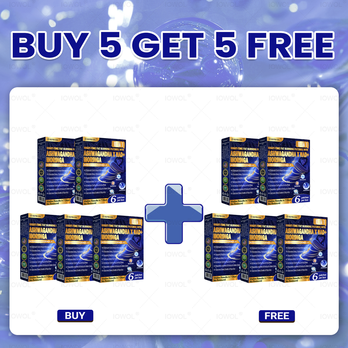NIGHT-TIME FAT BURNING PATCHES! USE IT TOGETHER WITH THE PATCH FOR 200% BETTER RESULTS.