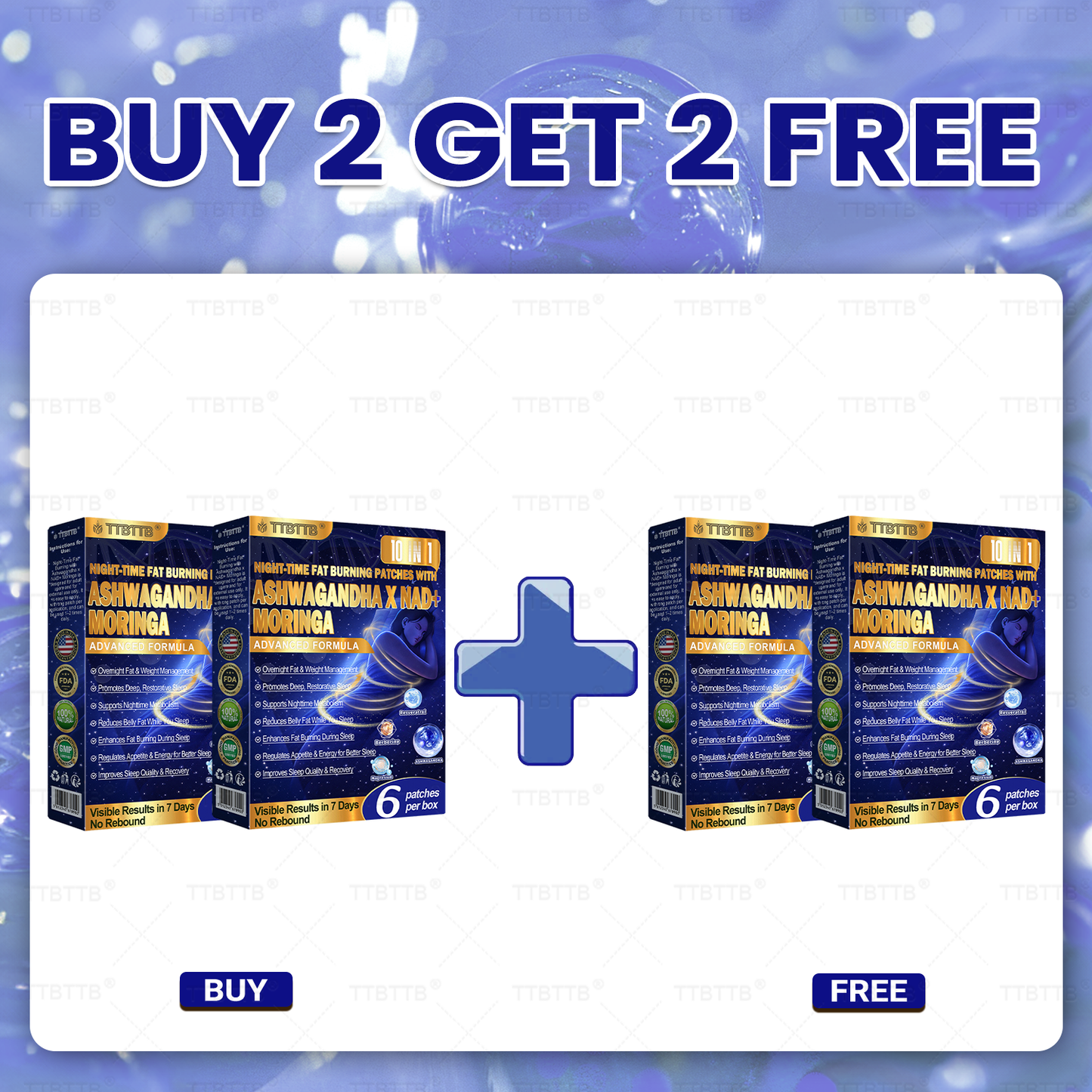 NIGHT-TIME FAT BURNING PATCHES! USE IT TOGETHER WITH THE PATCH FOR 200% BETTER RESULTS.