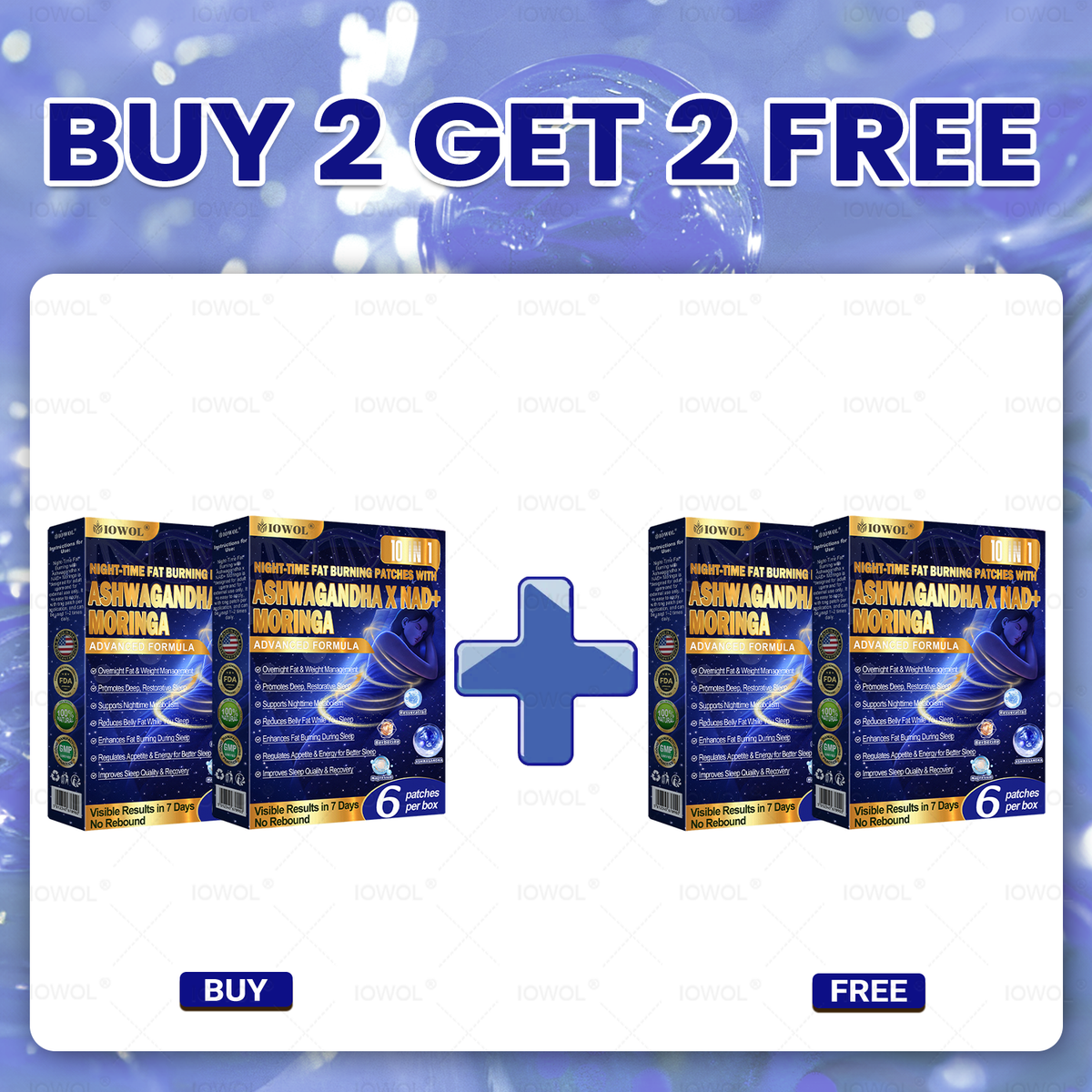 NIGHT-TIME FAT BURNING PATCHES! USE IT TOGETHER WITH THE PATCH FOR 200% BETTER RESULTS.