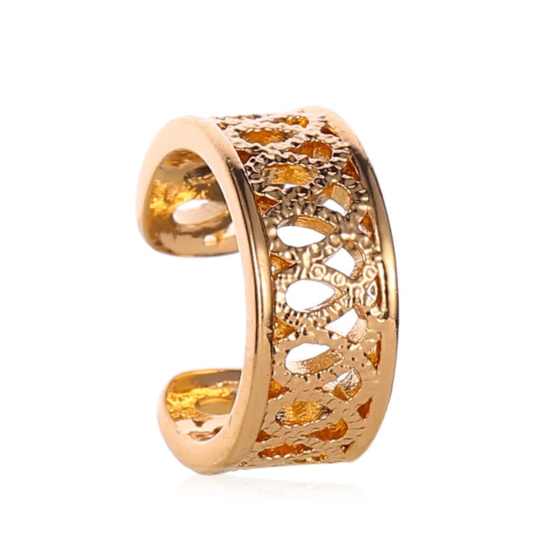 Fashion Exquisite Rhinestone Decor Ear Cuff earring for Woman Ear 2025 Summer New Arrival Christmas Jewelry Gift