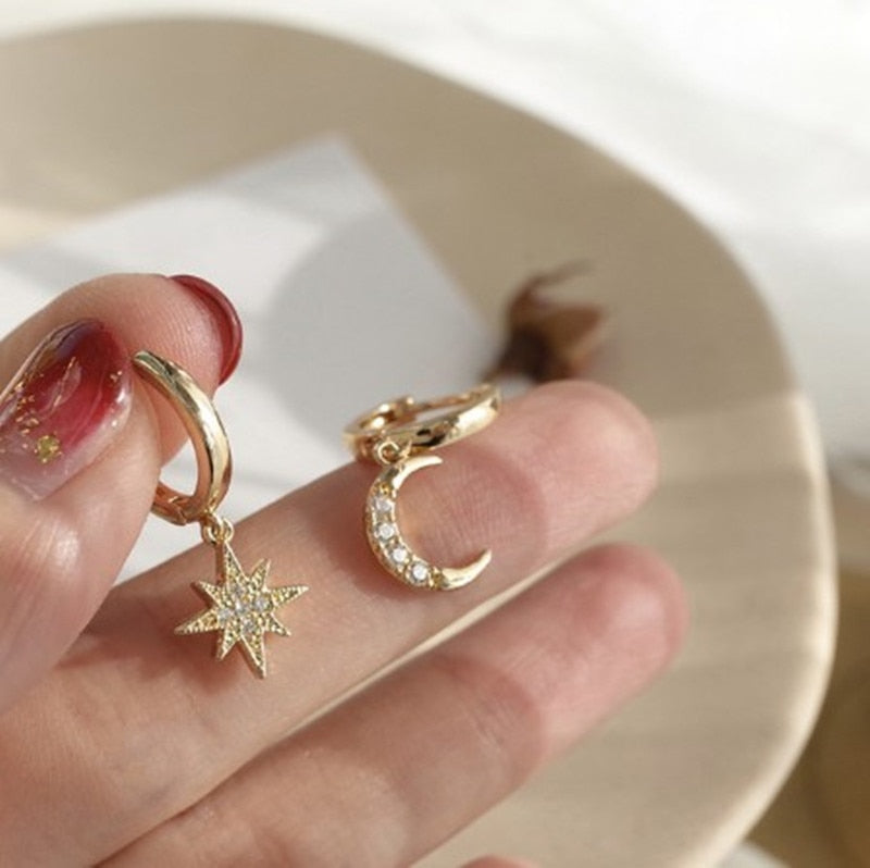 Autumn Winter New Brown Earrings Vintage Matte drop Earrings for women Metal Fashion Statement Dangle Earring 2025 Trend Jewelry