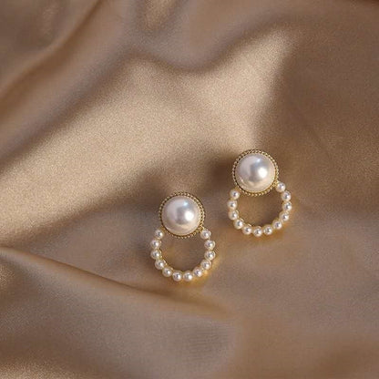 Autumn Winter New Brown Earrings Vintage Matte drop Earrings for women Metal Fashion Statement Dangle Earring 2025 Trend Jewelry